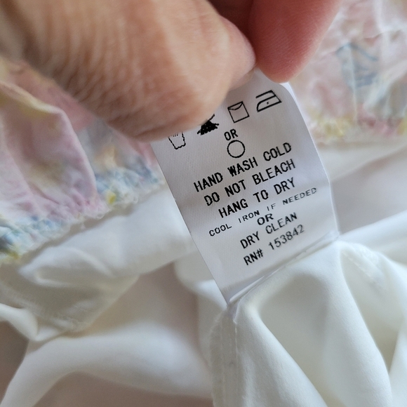 Melloday Tired Floral Print Mini Dress in Pink Small - Picture 8 of 9